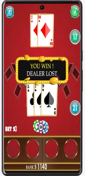Blackjack : Offline 21 Game screenshot 4