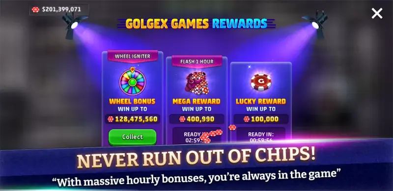 Golgex Games: Hold'Em Poker screenshot 1