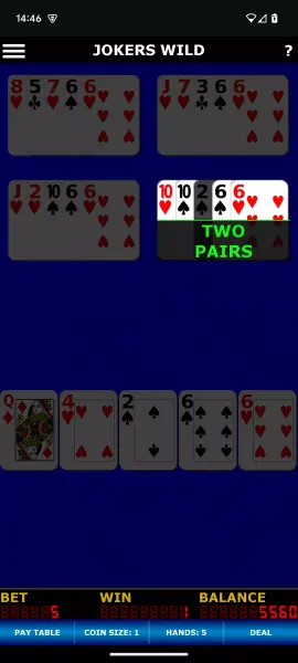 Joker Wild Video Poker screenshot 5