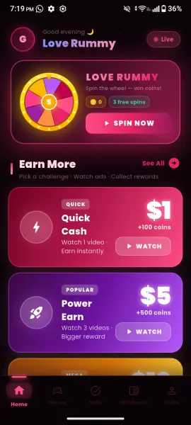 Love Rummy screenshot 1