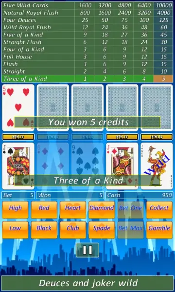 Video Poker Slot Machine screenshot 1