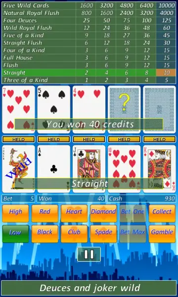 Video Poker Slot Machine screenshot 3
