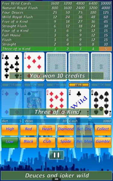 Video Poker Slot Machine screenshot 6