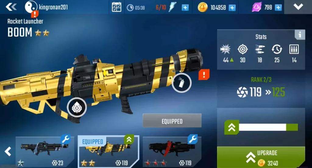 Nova Legacy Mod Apk Weapons