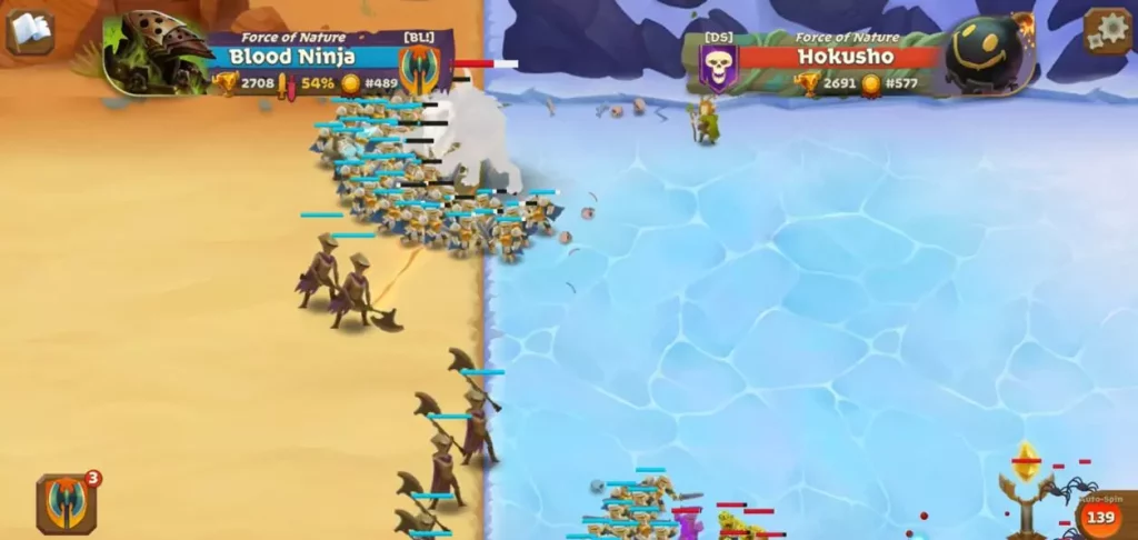 KINGDOM CLASH Legions Battle MOD MENU APK (Unlimited Money and Gems) Unlock Everything level
