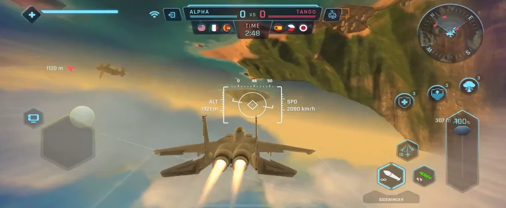 Sky Warriors: Airplane Games Mod Menu v3.8.1