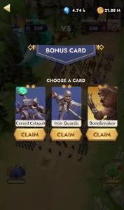 KINGDOM CLASH Legions Battle MOD MENU APK (Unlimited Money and Gems) Unlock  Everything level 