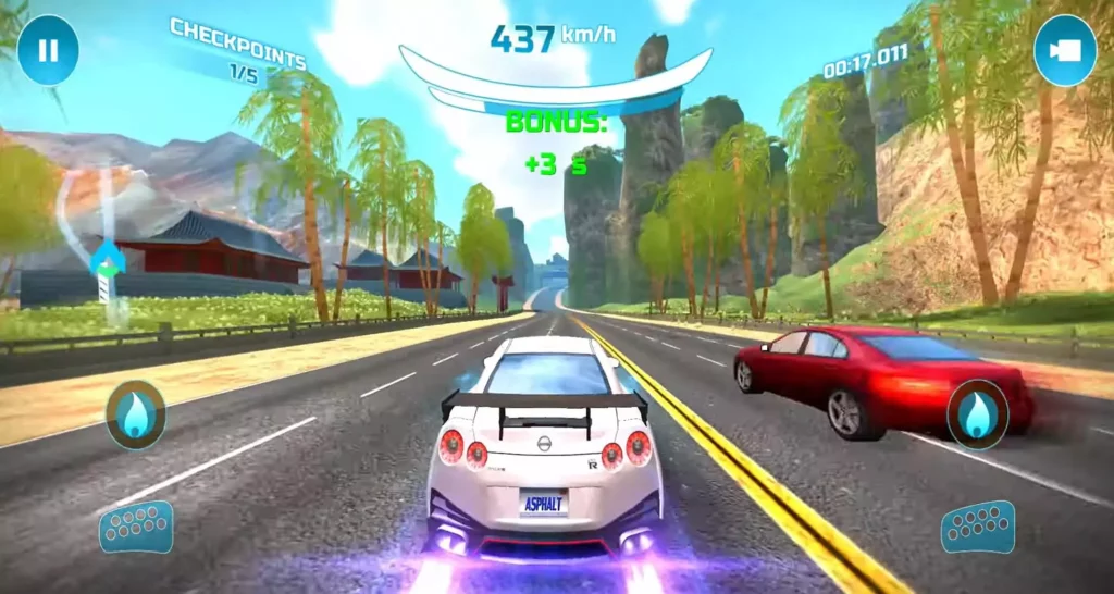 Asphalt Nitro Mod APK Gameplay