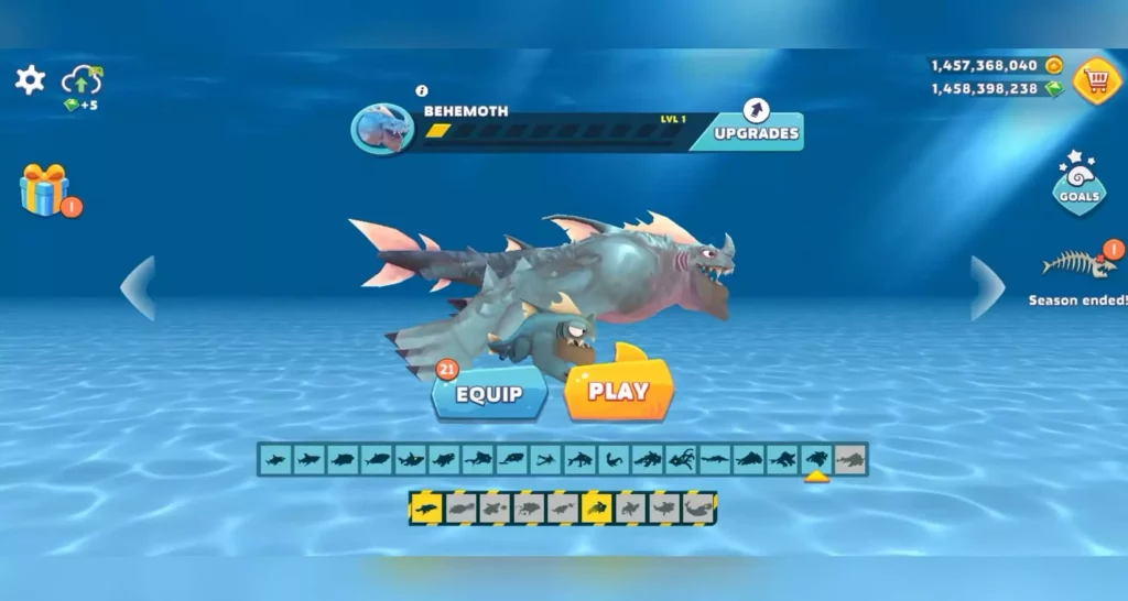 Hungry Shark Mod APK Gameplay