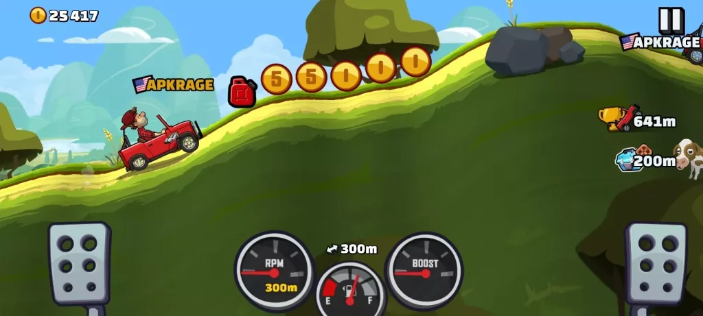Hill Climb Racing 2 Mod APK Gameplay