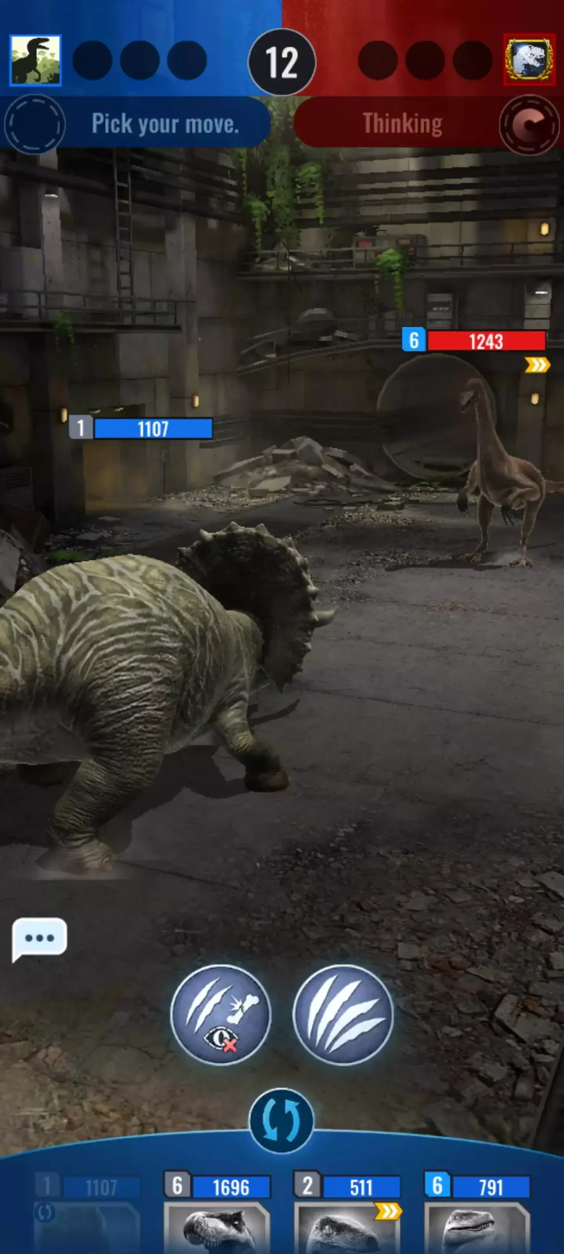 Jurassic World Alive Mod APK Fight
