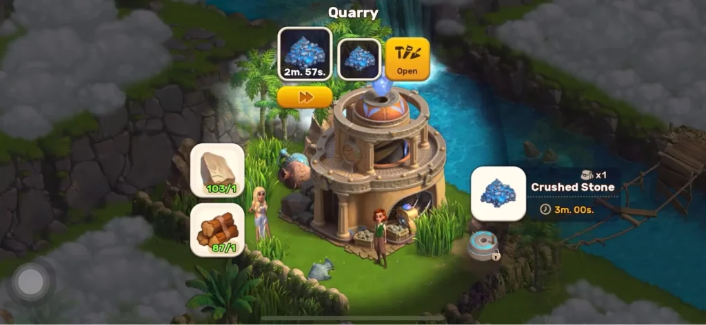 Atlantis Odyssey Mod APK Quarry