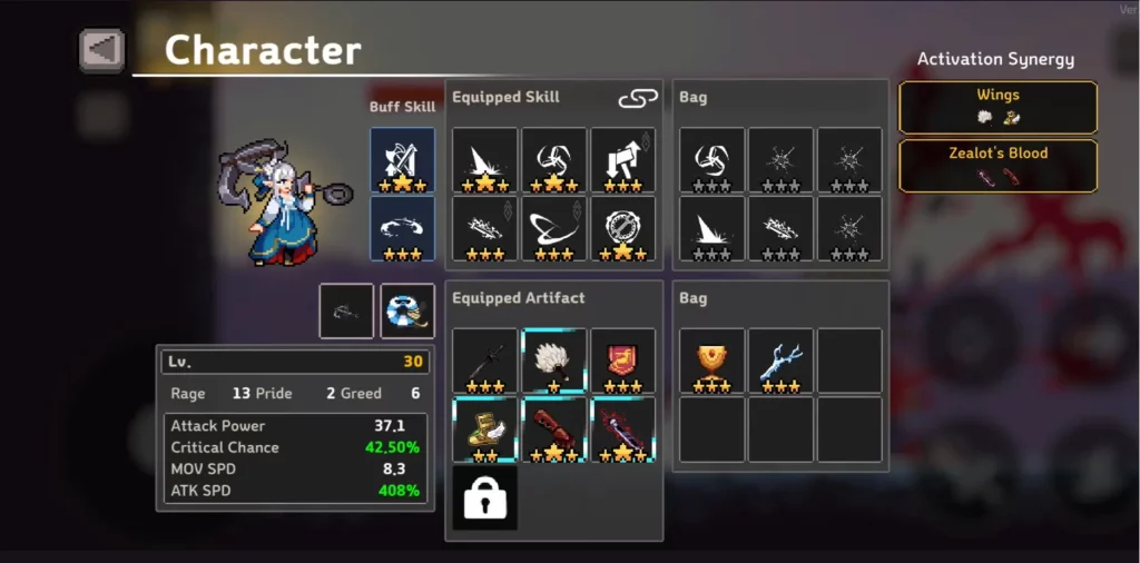 Dungeon Slasher Mod APK Character