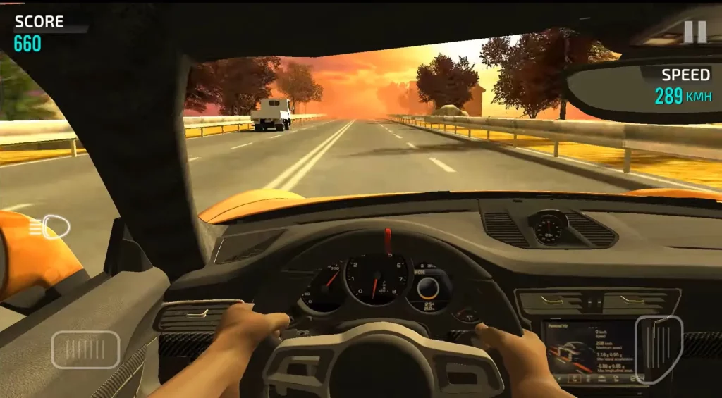 Racing in Car 2 Mod APK Gameplay