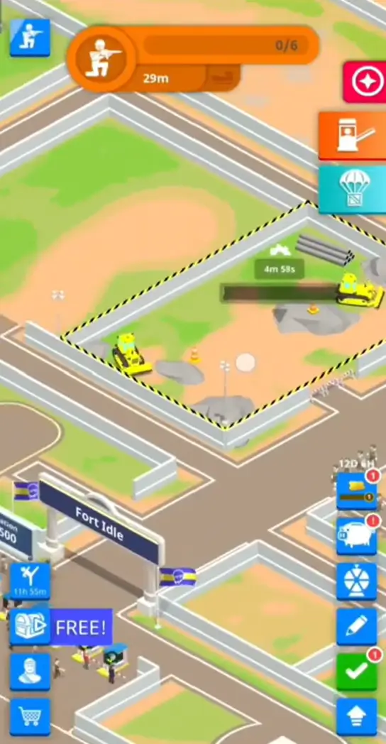 Idle Army Base Mod APK Gameplay