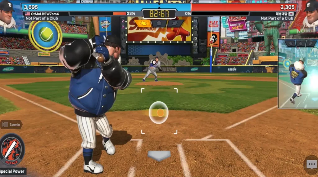 Homerun Clash Mod APK Gameplay