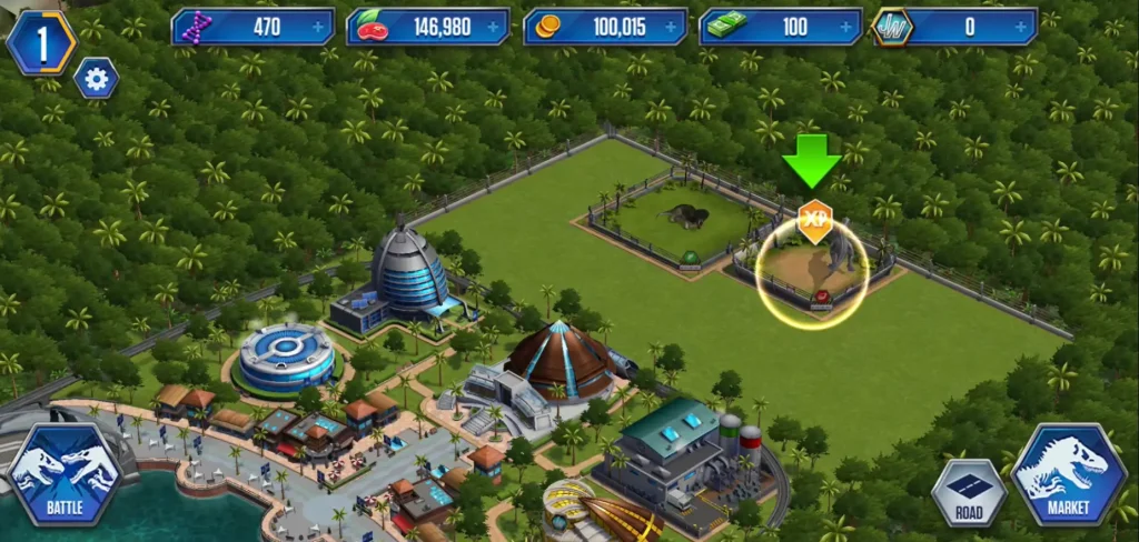 Jurassic World MOD APK Gameplay